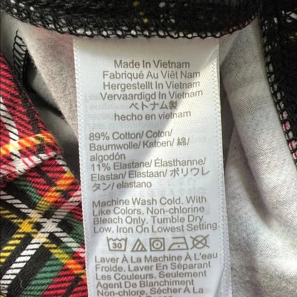 J. Crew Factory Tartan Leggings - Picture 8 of 9